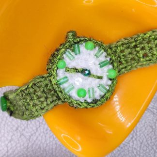Kids Crochet Watches - Green