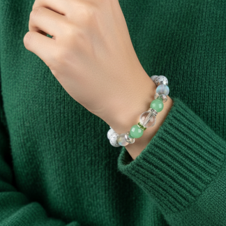 Aromatherapy Diffuser Bracelet - Green Ice