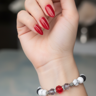 Aromatherapy Diffuser Bracelet - Flaming heart