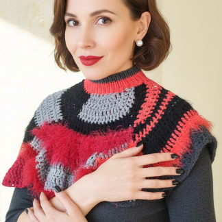 Crochet Neckpiece "POPPY"