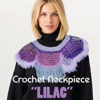 Crochet Neckpiece - LILAC